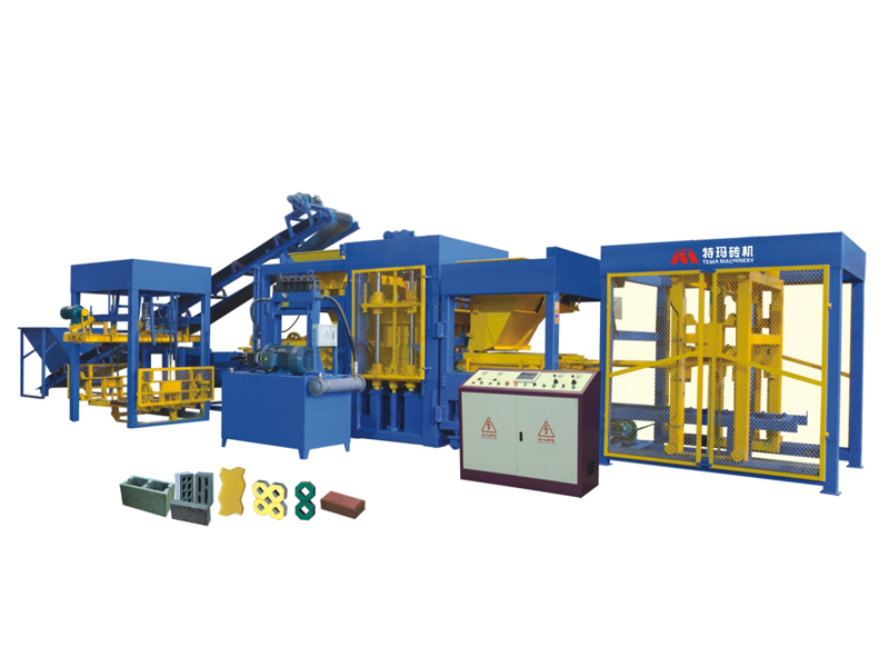 QT0-15A全自動混凝土(雙布料彩色)砌塊成型機(jī)